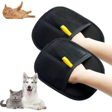 Pet Hair Removal Gloves – Grooming & Cleaning Tool for Dogs & Cats