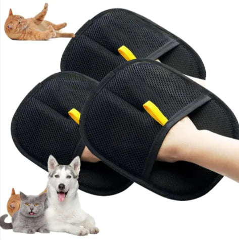 Pet Hair Removal Gloves – Grooming & Cleaning Tool for Dogs & Cats